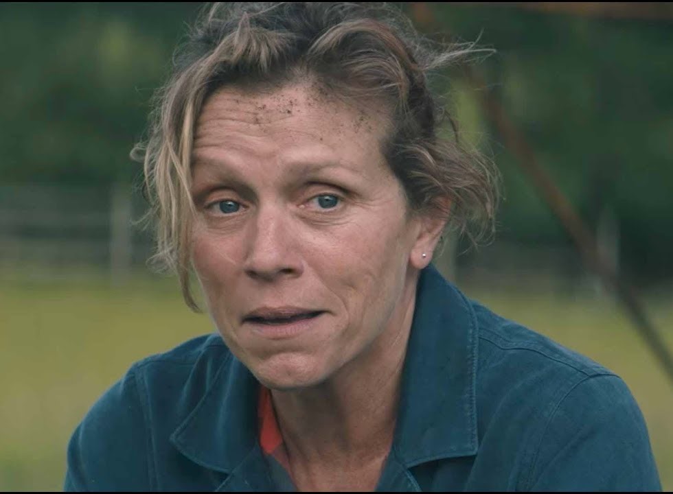 Mildred's anguish appears through her tough exterior in Three Billboards Outside Ebbing Missouri